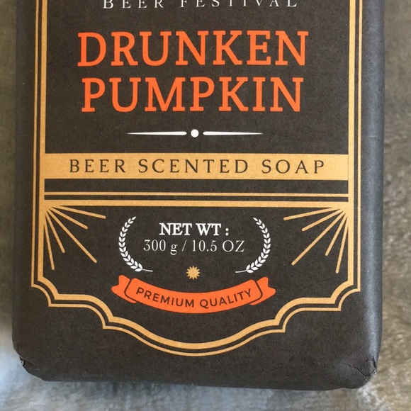 Drunken Pumpkin Beer Scented Soap Casa Dos Aromas 10.50oz Large Bar NWT Portugal - Picture 3 of 11
